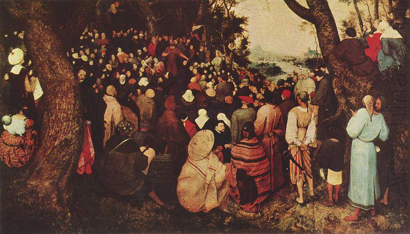 Bubpredigt des Johannes, Pieter Bruegel the Elder